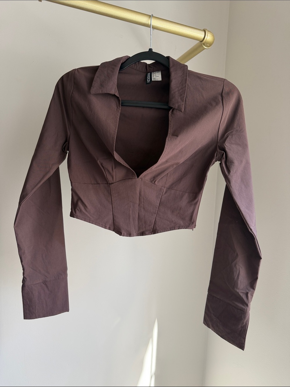 Cropped Collar Shirt